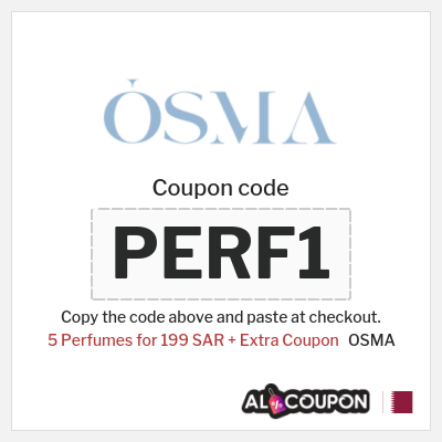 Coupon discount code for OSMA 5% Exclusive Coupons