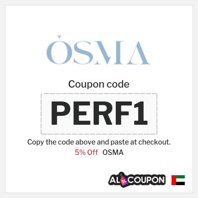 Coupon discount code for OSMA Exclusive Coupons