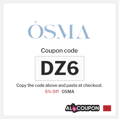 Coupon discount code for OSMA Exclusive Coupons