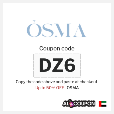 Coupon for OSMA (DZ6) Up to 50% OFF