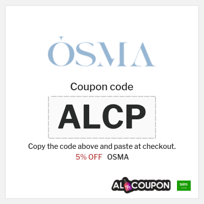 Coupon for OSMA (PF53) 5% OFF