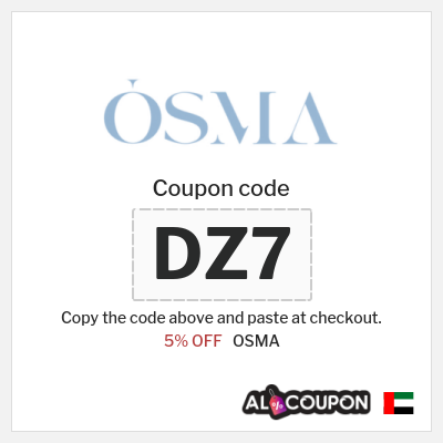 OSMA Coupon (DZ7) OSMA Perfumes Coupon Code