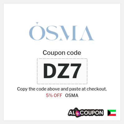 OSMA Coupon (DZ7) OSMA Perfumes Coupon Code