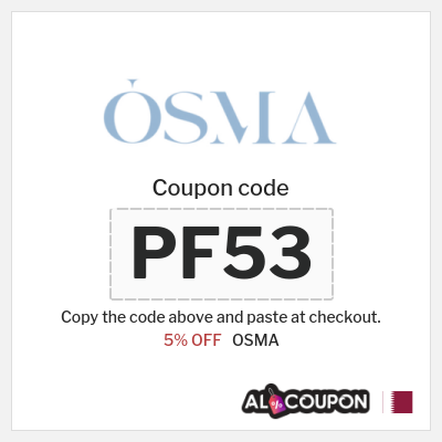 OSMA Coupon (PF53) OSMA Perfumes Coupon Code