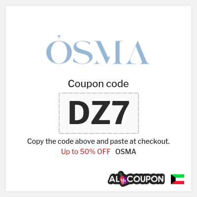 Coupon for OSMA (DZ7) Up to 50% OFF