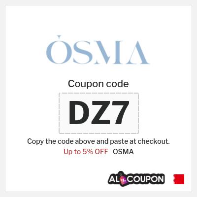 Coupon for OSMA (DZ7) Up to 5% OFF