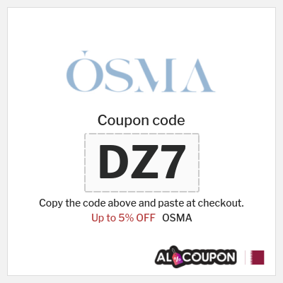 Coupon for OSMA (DZ8) Up to 5% OFF
