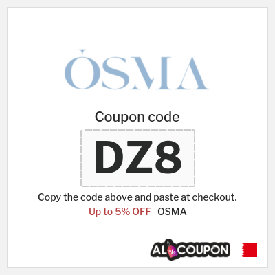 Coupon for OSMA (DZ8) Up to 5% OFF