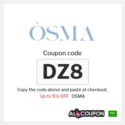 Coupon for OSMA (DZ8) Up to 5% OFF