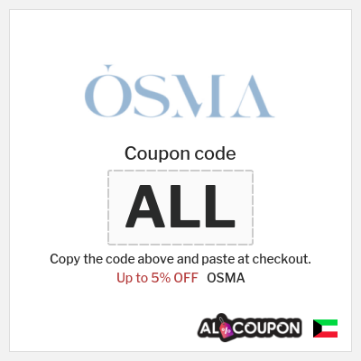 Coupon for OSMA (ALL) Up to 5% OFF