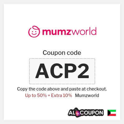 Coupon for Mumzworld (ACP2) Up to 50% + Extra 10%