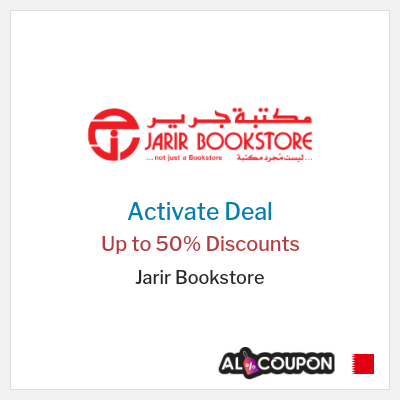 Coupon discount code for Jarir Bookstore Exclusive Discounts Up to 50%
