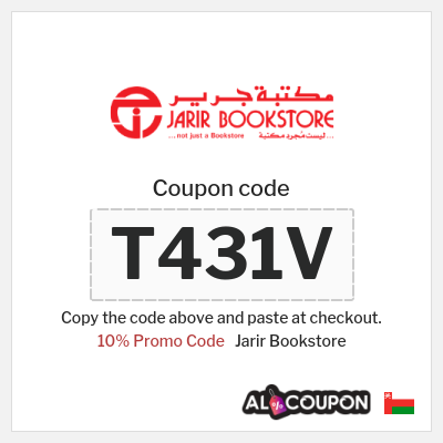Coupon discount code for Jarir Bookstore 10% Coupon Code