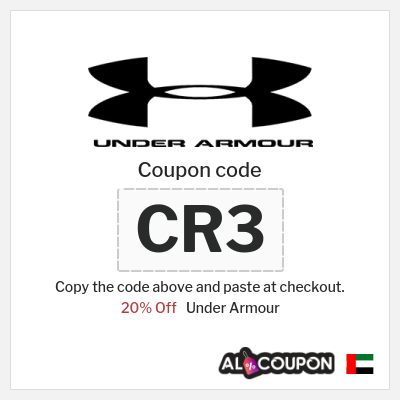 Coupon for Under Armour (CR3) 20% Off