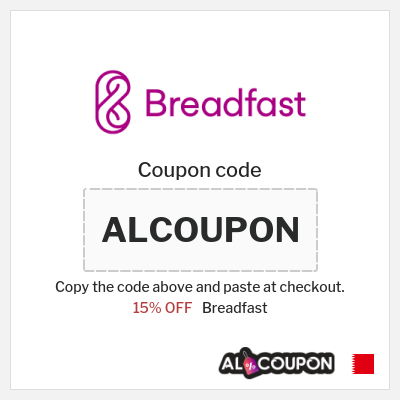 Breadfast Coupon (ALCOUPON) Breadfast Discount Code Bahrain