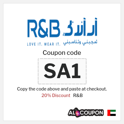 Coupon for R&B (SA1) 20% Discount