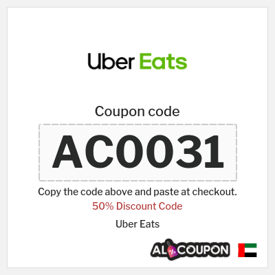 UberEats coupon code UAE 50 discount code