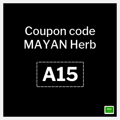 Coupon discount code for MAYAN Herb 5% Coupons & Vouchers