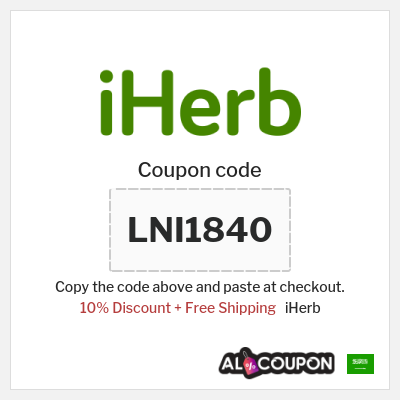 Coupon for iHerb (LNI1840) 10% Discount + Free Shipping