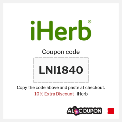 Coupon for iHerb (LNI1840) 10% Extra Discount