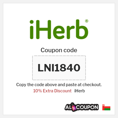 Coupon for iHerb (LNI1840) 10% Extra Discount