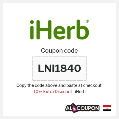 Coupon for iHerb (LNI1840) 10% Extra Discount