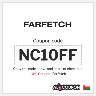 Coupon for Farfetch (NC10FF) 10% Coupon