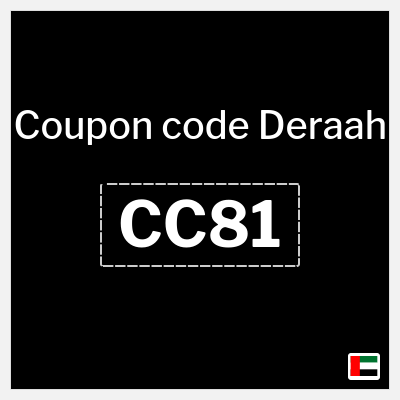 Coupon for Deraah (CC81) 50% Off + Extra 5%