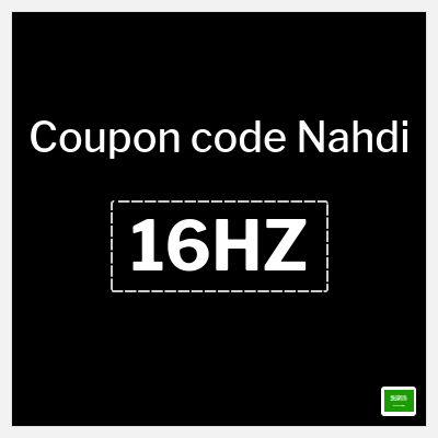 Nahdi Coupon (16HZ) Nahdi Discount code August 2026
