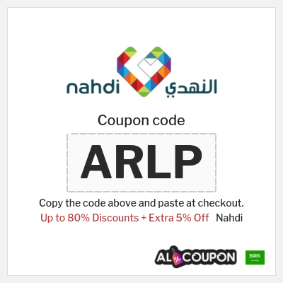 Nahdi Coupon (ARLP) Nahdi Discount code September 2026