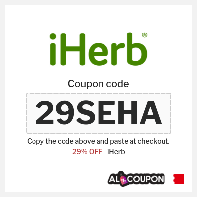 iHerb Coupon (29SEHA) iHerb Anniversary Sale + 29% OFF iHerb Code