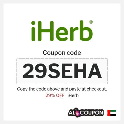 Coupon for iHerb (29SEHA) 29% OFF