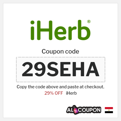 Coupon for iHerb (29SEHA) 29% OFF
