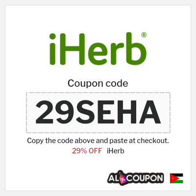 Coupon for iHerb (29SEHA) 29% OFF