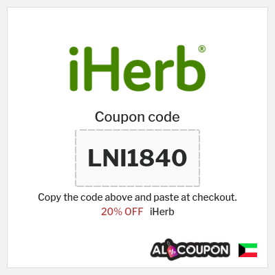 Coupon for iHerb (LNI1840) 20% OFF 