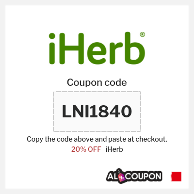 iHerb Coupon (LNI1840) iHerb Bahrain Code 2026