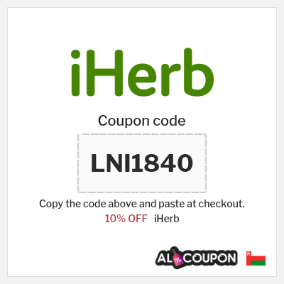Coupon for iHerb (LNI1840) 10% OFF 
