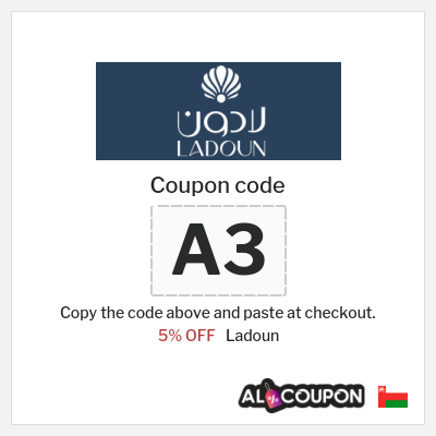 Coupon for Ladoun (A3) 5% OFF