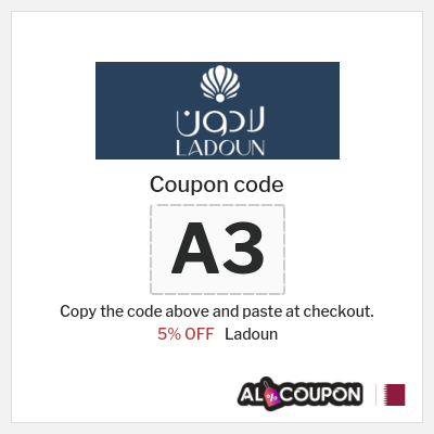 Coupon for Ladoun (A3) 5% OFF