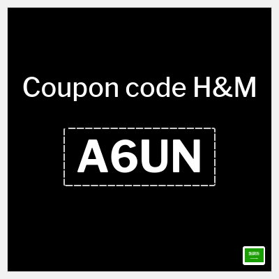 Coupon for H&M (A6UN) Up to 60% Off + Extra 5% Coupon