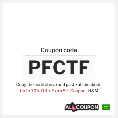 H&M Coupon (PFCTF) H&M Saudi National Day Deals 2026
