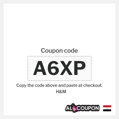 Coupon for H&M (A6XP)  