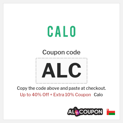 Calo Coupon (ALC) Verified Calo Promo Code 2026 