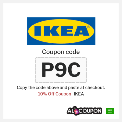 Coupon for IKEA (P9C) 10% Off Coupon