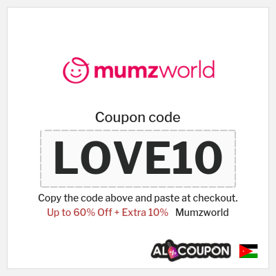 Coupon for Mumzworld (LOVE10) Up to 60% Off + Extra 10%