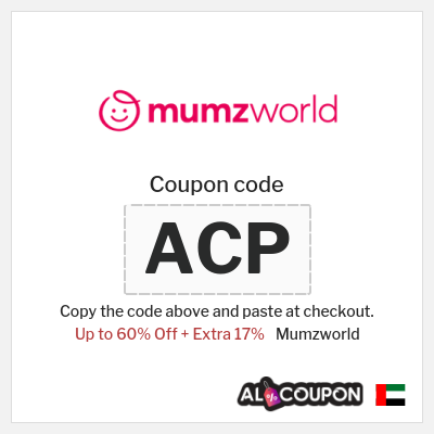 Coupon for Mumzworld (ACP) Up to 60% Off + Extra 17%