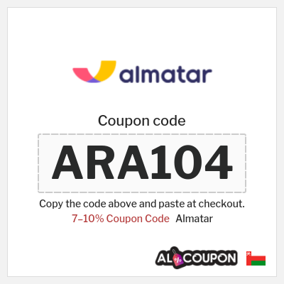 Coupon for Almatar (ARA104) 7–10% Coupon Code