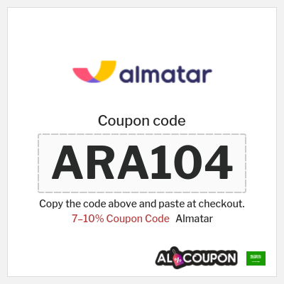 Coupon for Almatar (ARA104) 7–10% Coupon Code