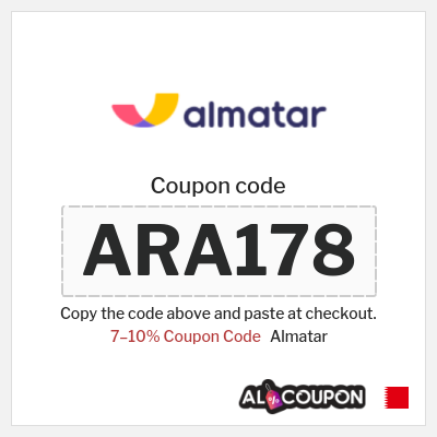 Coupon for Almatar (ARA178) 7–10% Coupon Code