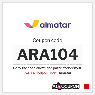 Coupon for Almatar (ARA104) 7–10% Coupon Code